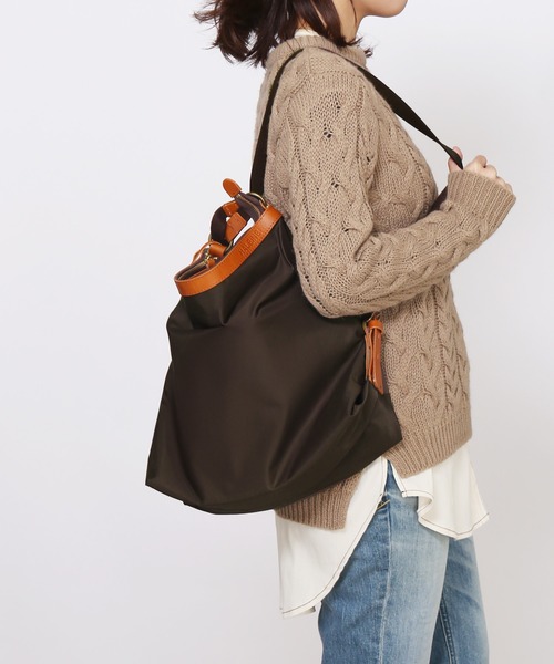 HALEINE（アレンヌ）の「[HALEINE]たつのレザー2way リュック 本革 日本製（バックパック/リュック・レディース・モカ/ブラック/ダークブラウン/レッド・FREE）」の16枚目の写真