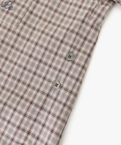 le.coeur blanc(ルクールブラン)の「エンブロイダリー2WAYチェックシャツ(シャツ/ブラウス・レディース・ベージュ系その他2/ピンク系その他2・38)」の19枚目の写真