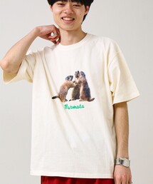 GLOSTER | 【大人も着やすい】リアルアニマル プリントTシャツ(Tシャツ/カットソー)