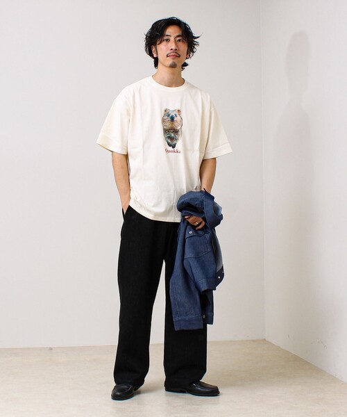 GLOSTER(グロスター)の「【大人も着やすい】リアルアニマル プリントTシャツ(Tシャツ/カットソー・メンズ・ホワイト系その他3/ホワイト系その他/ホワイト系その他2・M/S/L)」の6枚目の写真