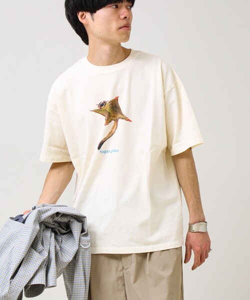 GLOSTER(グロスター)の「【大人も着やすい】リアルアニマル プリントTシャツ(Tシャツ/カットソー・メンズ・ホワイト系その他3/ホワイト系その他/ホワイト系その他2・M/S/L)」の12枚目の写真