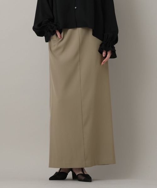 A part by（アパートバイ）の「イージーストレートスカート（スカート・レディース・アイボリー/ブラック/グレー系その他4・SMALL/MEDIUM）」の3枚目の写真