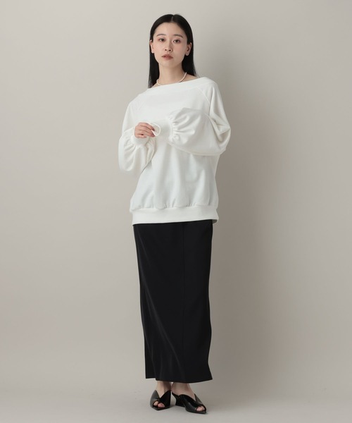 A part by（アパートバイ）の「イージーストレートスカート（スカート・レディース・アイボリー/ブラック/グレー系その他4・SMALL/MEDIUM）」の9枚目の写真