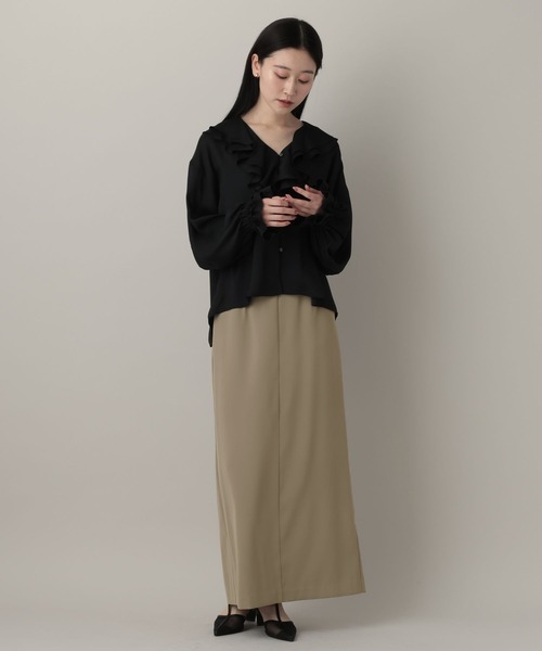 A part by（アパートバイ）の「イージーストレートスカート（スカート・レディース・アイボリー/ブラック/グレー系その他4・SMALL/MEDIUM）」の13枚目の写真