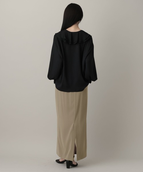 A part by（アパートバイ）の「イージーストレートスカート（スカート・レディース・アイボリー/ブラック/グレー系その他4・SMALL/MEDIUM）」の14枚目の写真