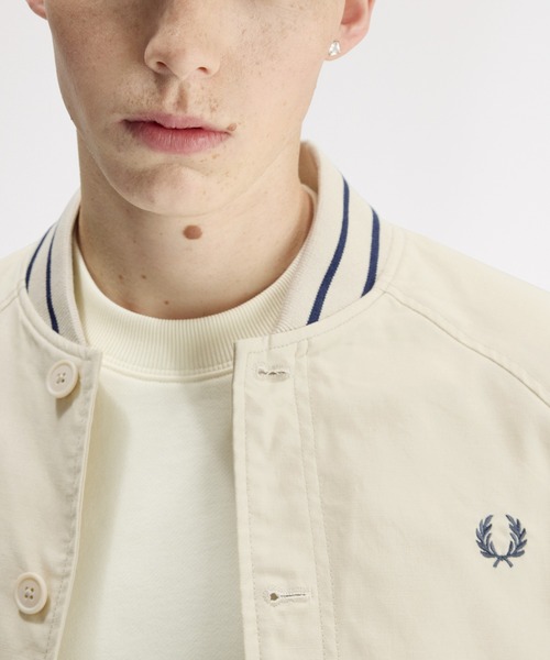 FRED PERRY(フレッドペリー)の「Umpire Bomber Jacket/アンパイアボンバージャケット(ブルゾン・メンズ・オートミール・S/M/L)」の5枚目の写真