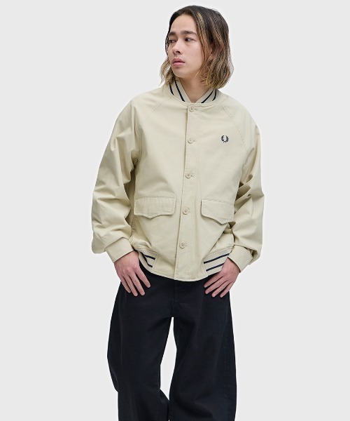 FRED PERRY(フレッドペリー)の「Umpire Bomber Jacket/アンパイアボンバージャケット(ブルゾン・メンズ・オートミール・S/M/L)」の10枚目の写真
