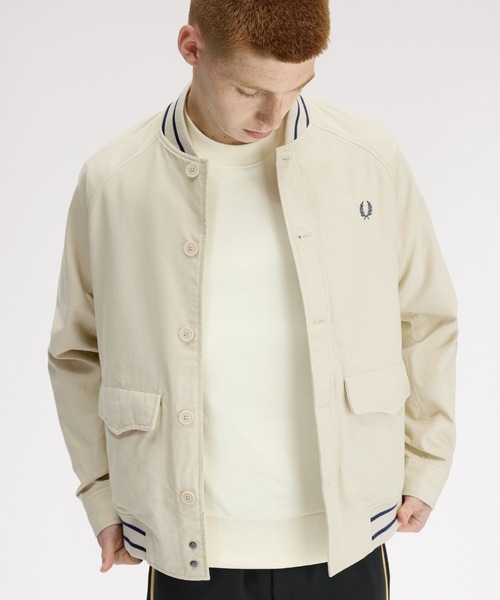 FRED PERRY(フレッドペリー)の「Umpire Bomber Jacket/アンパイアボンバージャケット(ブルゾン・メンズ・オートミール・S/M/L)」の14枚目の写真