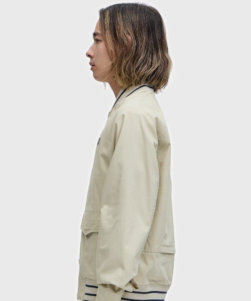 FRED PERRY(フレッドペリー)の「Umpire Bomber Jacket/アンパイアボンバージャケット(ブルゾン・メンズ・オートミール・S/M/L)」の13枚目の写真