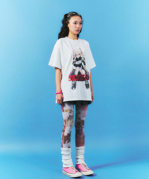 SCHISM INDUCING(スキズムインデューシング)の「DESTROY GIRL T SHIRT WHITE(Tシャツ/カットソー・レディース・その他・M/L)」の9枚目の写真