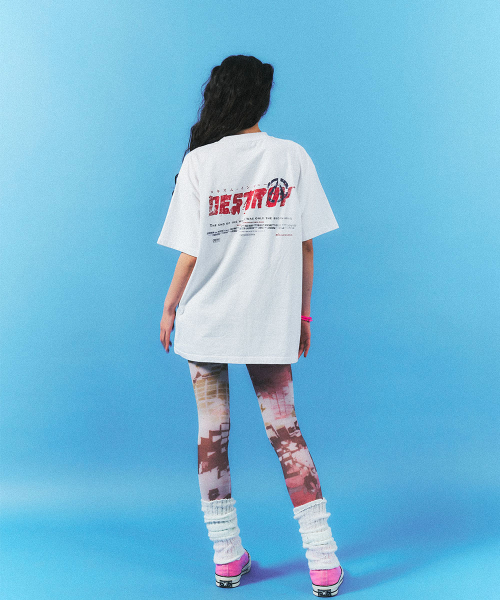 SCHISM INDUCING(スキズムインデューシング)の「DESTROY GIRL T SHIRT WHITE(Tシャツ/カットソー・レディース・その他・M/L)」の12枚目の写真