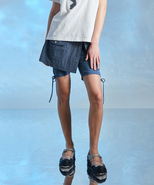 LARTIGENT(ラーティゼン)の「L10 LAYERED SET-UP(CHARCOAL)(その他パンツ・レディース・その他・FREE)」の2枚目の写真