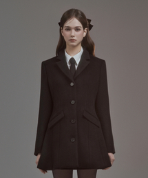 MUSINSA｜ムシンサのダッフルコート（ブラック/黒色系）通販 - ZOZOTOWN