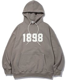 1898 GARMENTS SWEAT HOODIE [BROWN]