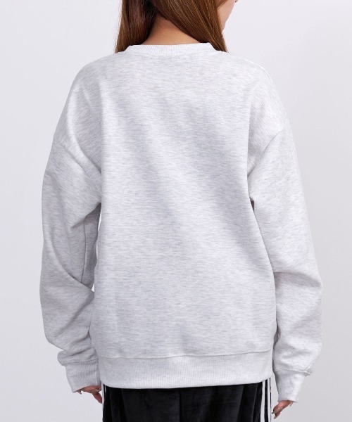 Tom&Jerry(トムアンドジェリー)の「『TOM&JERRY/トムアンドジェリー』TJ クルーネック SWTシャツ 長袖 (スウェット・レディース・ブラック/オートミール・LL/L/M)」の10枚目の写真
