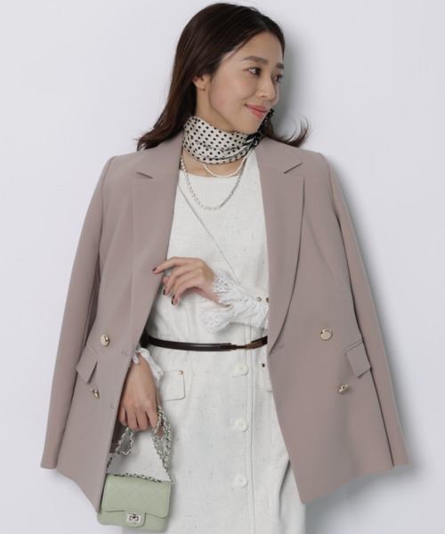 JUSGLITTY（ジャスグリッティー）の「ダブルボタンミドルコート