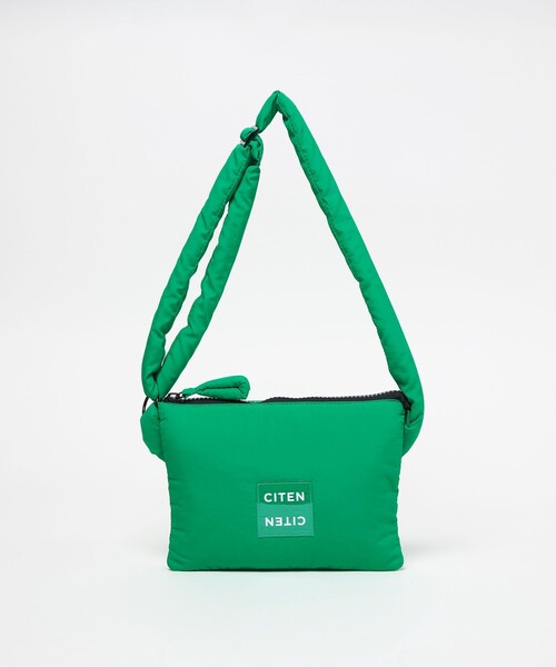 CITEN(シテン)の「<CITEN>2ポケットショルダー(ショルダーバッグ・レディース・シルバー/ブラック/ライトピンク/ケリーグリーン・FREE)」の3枚目の写真