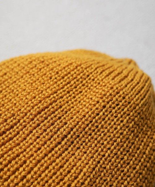 LEUCHTFEUER（ロイフトフォイヤー）の「【RES】【LEUCHTFEUER】BORKUM（ニットキャップ/ビーニー・レディース・イエロー/オレンジ・FREE）」の4枚目の写真
