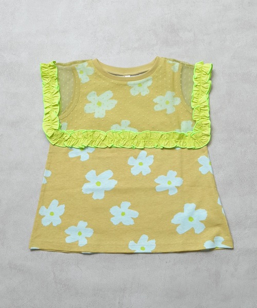 MARKEY'S（マーキーズ）の「チュールカラーノースリーブカットソー（Tシャツ/カットソー・キッズ・レッド/ライトブルー/ブラック/ブルー・100/130/120/110/90）」の12枚目の写真