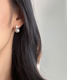 YU-KA:パール&ビジュースタッドピアス Pearl&bijou stud pierce