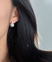 YU-KA:パール&ビジュースタッドピアス Pearl&bijou stud pierce