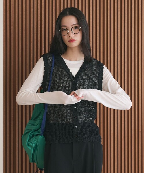BEAUTY&YOUTH UNITED ARROWS(ビューティーアンドユースユナイテッドアローズ)の「セルロースブレンド クルーネックカットソー(Tシャツ/カットソー・レディース・グレー系/ライトブルー/ホワイト/ライム・FREE)」の1枚目の写真