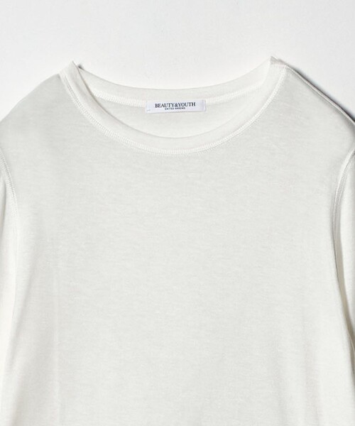 BEAUTY&YOUTH UNITED ARROWS(ビューティーアンドユースユナイテッドアローズ)の「セルロースブレンド クルーネックカットソー(Tシャツ/カットソー・レディース・グレー系/ライトブルー/ホワイト/ライム・FREE)」の10枚目の写真