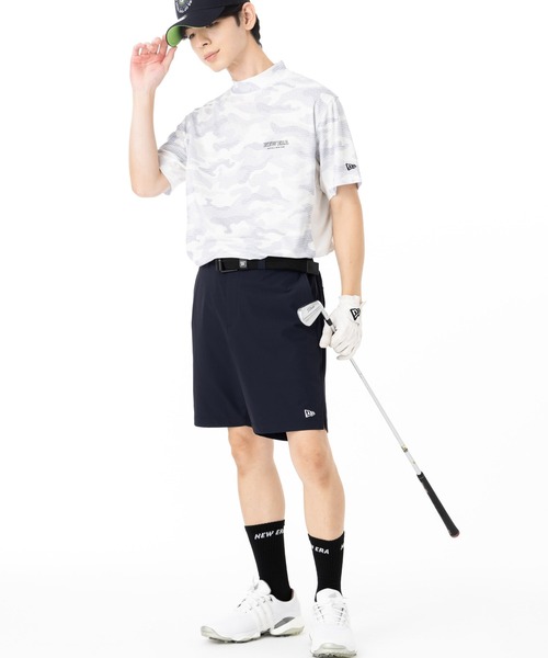 NEW ナイロン メンズ ショートパンツ ゴルフウェア ERA NEW ニューエラ ERA（ニューエラ） 撥水 （メンズ、レディース）ゴルフウェア メンズウェア