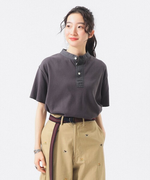 BEAMS BOY(ビームスボーイ)の「【8/6再値下げ】カットオフ ヘンリーネック T(Tシャツ/カットソー・レディース・サックスブルー/チャコールグレー/ナチュラル・2/1)」の17枚目の写真