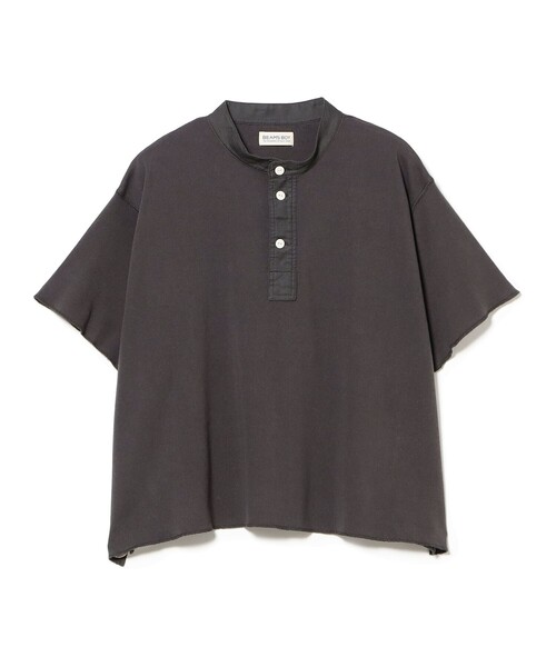 BEAMS BOY(ビームスボーイ)の「【8/6再値下げ】カットオフ ヘンリーネック T(Tシャツ/カットソー・レディース・サックスブルー/チャコールグレー/ナチュラル・2/1)」の9枚目の写真