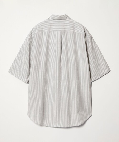 CITEN(シテン)の「<CITEN>スタンダードハーフスリーブシャツストライプ(シャツ/ブラウス・メンズ・ライトブルー/グレー・L/M/S)」の6枚目の写真