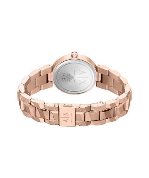 ARMANI EXCHANGE(アルマーニエクスチェンジ)の「アルマーニ・エクスチェンジ 腕時計 レディース アナログ ステンレス AX4408(アナログ腕時計・レディース・ピンクゴールド・FREE)」の9枚目の写真