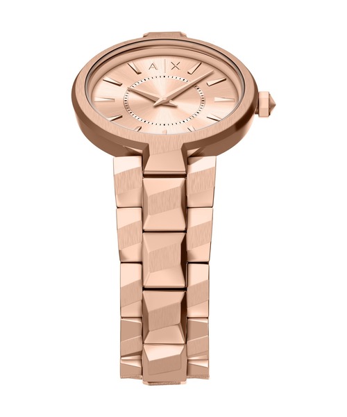 ARMANI EXCHANGE(アルマーニエクスチェンジ)の「アルマーニ・エクスチェンジ 腕時計 レディース アナログ ステンレス AX4408(アナログ腕時計・レディース・ピンクゴールド・FREE)」の5枚目の写真