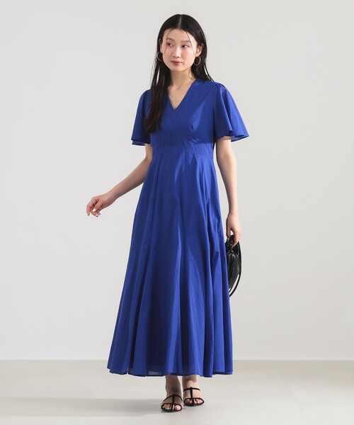 MARIHA（マリハ）の「【別注】MARIHA / せせらぎのワンピース ソリッド（ワンピース・レディース・ブルー系その他3/ブラック・38S/36S）」の2枚目の写真