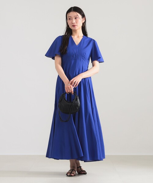 MARIHA（マリハ）の「【別注】MARIHA / せせらぎのワンピース ソリッド（ワンピース・レディース・ブルー系その他3/ブラック・38S/36S）」の3枚目の写真