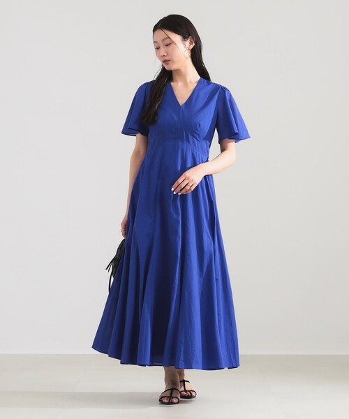 MARIHA（マリハ）の「【別注】MARIHA / せせらぎのワンピース ソリッド（ワンピース・レディース・ブルー系その他3/ブラック・38S/36S）」の4枚目の写真