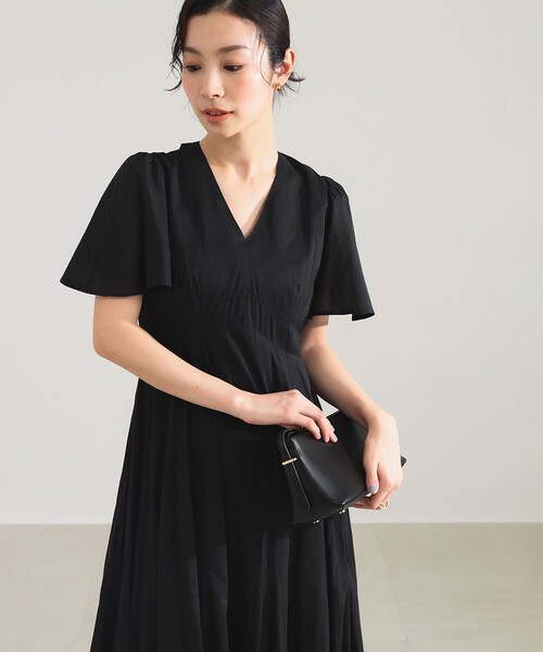 MARIHA（マリハ）の「【別注】MARIHA / せせらぎのワンピース ソリッド（ワンピース・レディース・ブルー系その他3/ブラック・38S/36S）」の7枚目の写真