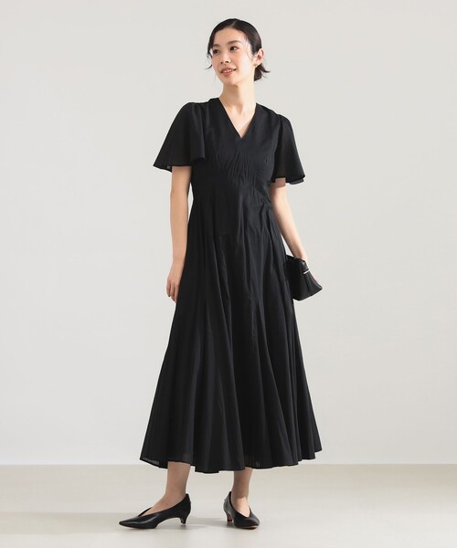 MARIHA（マリハ）の「【別注】MARIHA / せせらぎのワンピース ソリッド（ワンピース・レディース・ブルー系その他3/ブラック・38S/36S）」の9枚目の写真