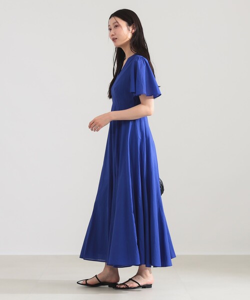 MARIHA(マリハ)の「【別注】MARIHA / せせらぎのワンピース ソリッド(ワンピース・レディース・ブルー系その他3/ブラック・38S/36S)」の3枚目の写真