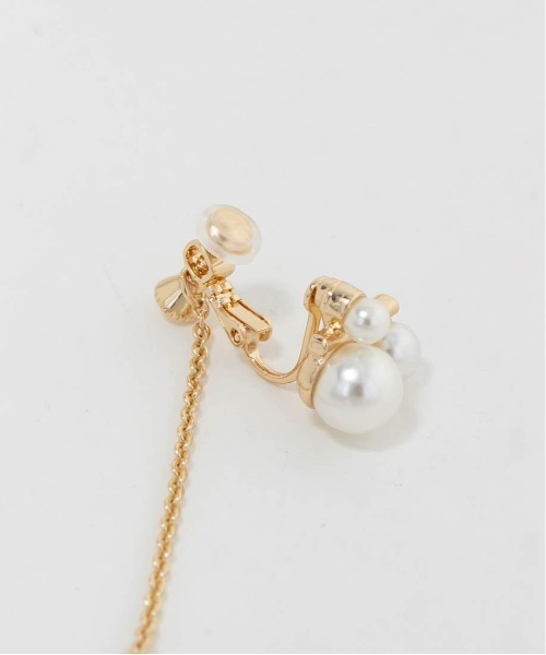 RANDA（ランダ）の「モノグラムパールスウィングイヤリング（イヤリング・レディース・ゴールド/シルバー・FREE）」の9枚目の写真