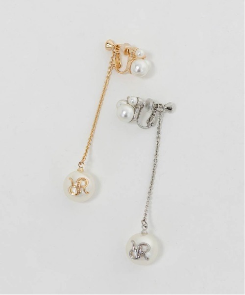 RANDA（ランダ）の「モノグラムパールスウィングイヤリング（イヤリング・レディース・ゴールド/シルバー・FREE）」の11枚目の写真