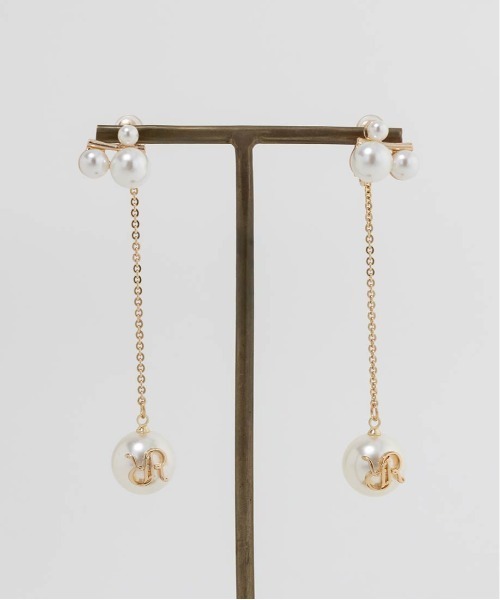 RANDA（ランダ）の「モノグラムパールスウィングイヤリング（イヤリング・レディース・ゴールド/シルバー・FREE）」の12枚目の写真
