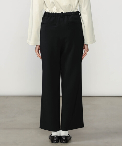 Morris & Sons（モリスアンドサンズ）の「MORRIS & SONS | ピンタック イージーパンツ WOMEN（スラックス・レディース・ブラック/グリーン系その他・0/1）」の10枚目の写真