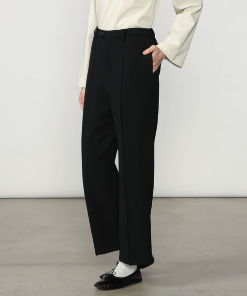 Morris & Sons（モリスアンドサンズ）の「MORRIS & SONS | ピンタック イージーパンツ WOMEN（スラックス・レディース・ブラック/グリーン系その他・0/1）」の11枚目の写真