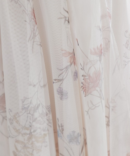 Paradise Picnic（パラダイスピクニック）の「TRANOI. ボタニカルチュールスカート（スカート・レディース・ブラック/ベージュ・FREE）」の20枚目の写真