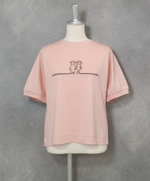 PICONE ピッコーネ Tシャツ   ＊ピンク STUDIO PICONE｜スタジオピッコーネのTシャツ/カットソー（ピンク/桃色