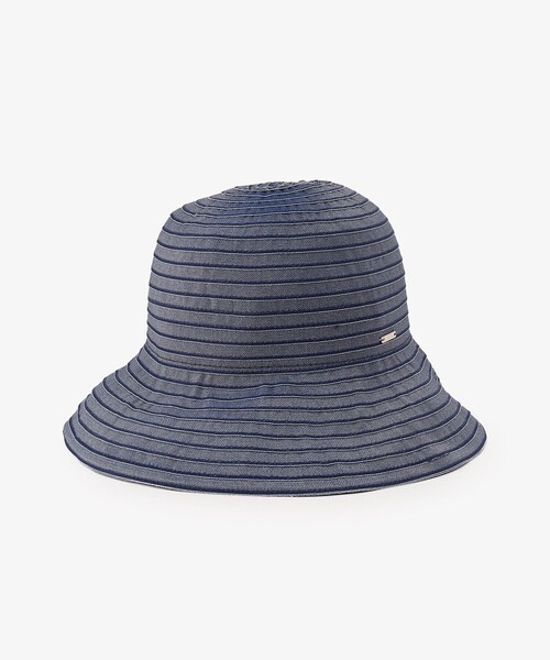 Afternoon Tea（アフタヌーンティー）の「グログランツバ広UVハット（ハット・レディース・ネイビー・ONE SIZE）」の5枚目の写真