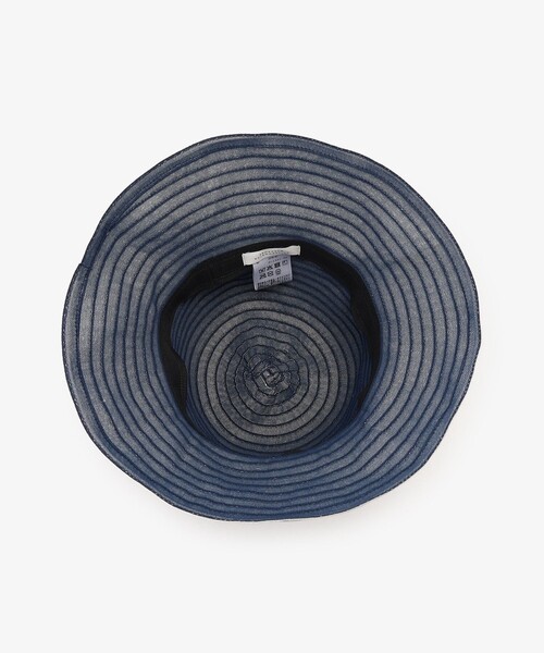 Afternoon Tea（アフタヌーンティー）の「グログランツバ広UVハット（ハット・レディース・ネイビー・ONE SIZE）」の9枚目の写真