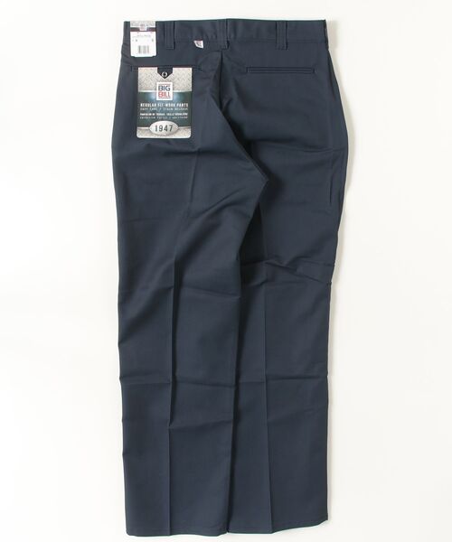 BIG BILL(ビッグビル)の「【T16】【BIGBILL/ビッグビル】PREMIUM REGULAR FIT WORK PANTS レングス30 B-1947(スラックス・メンズ・グリーン/タン/ブラウン/チャコールグレー/ネイビー・34inch)」の6枚目の写真