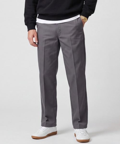 BIG BILL(ビッグビル)の「【T16】【BIGBILL/ビッグビル】PREMIUM REGULAR FIT WORK PANTS レングス30 B-1947(スラックス・メンズ・グリーン/タン/ブラウン/チャコールグレー/ネイビー・34inch)」の2枚目の写真
